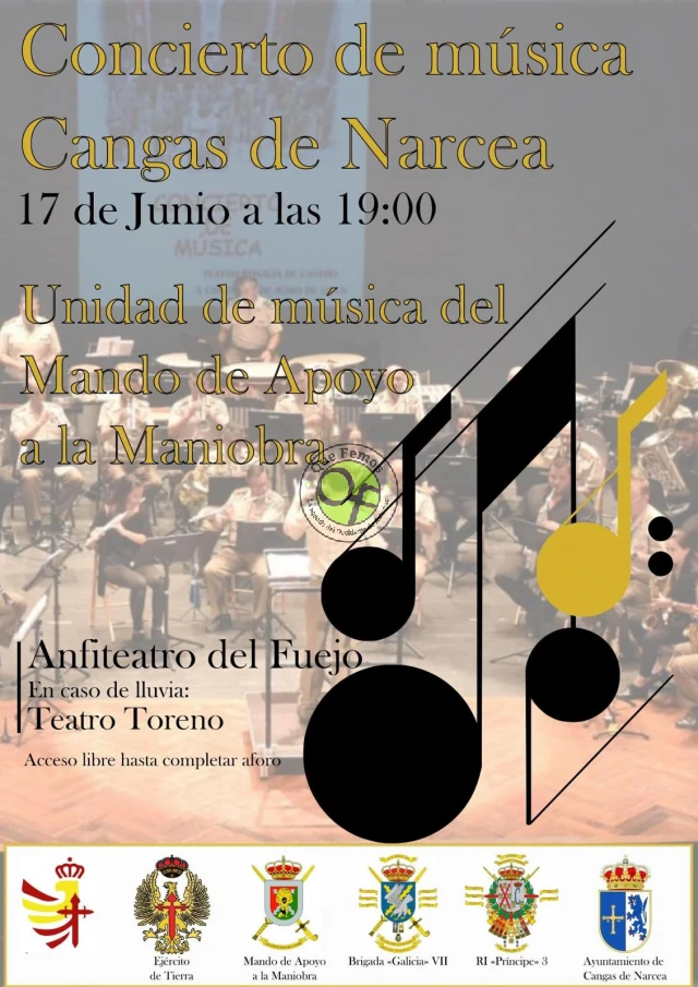 Concierto de música en Cangas del Narcea