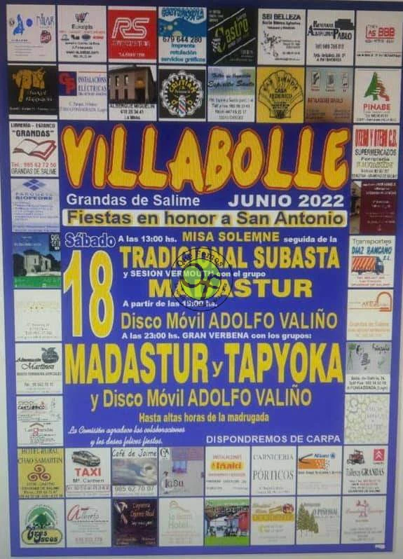 Fiesta de San Antonio 2022 en Villabolle