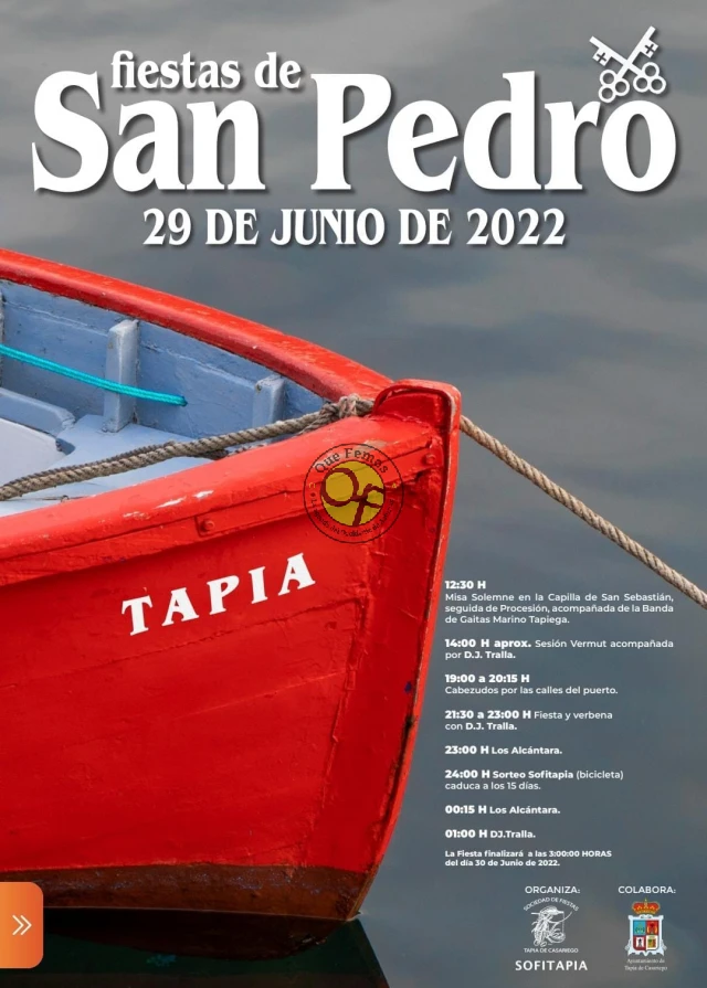 Fiesta de San Pedro 2022 en Tapia de Casariego