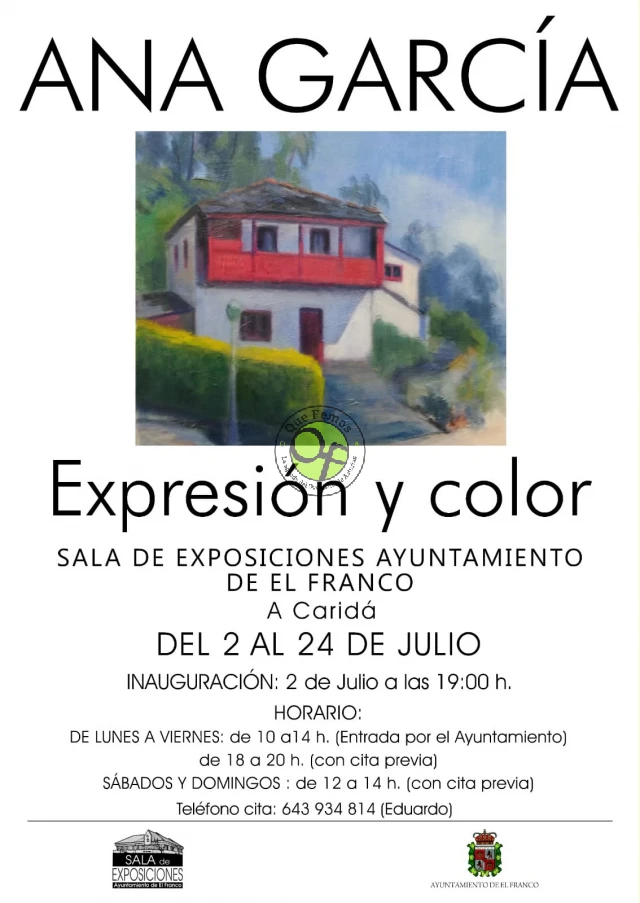 Exposición de Ana García en El Franco: 