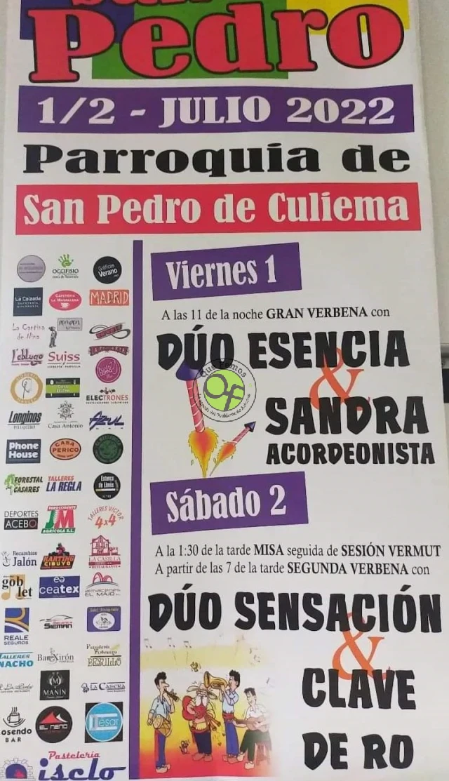 Fiestas de San Pedro 2022 en San Pedro de Culiema