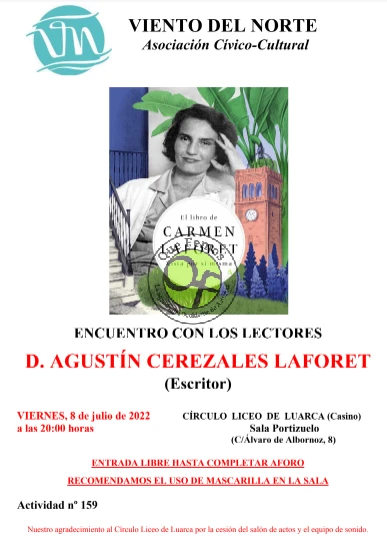 Asociación Viento del Norte: encuentro con el escritor Agustín Cerezales Laforet