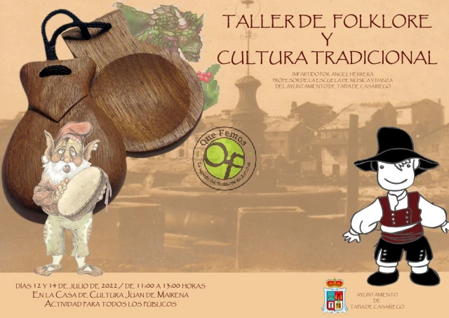 Taller de folklore y cultura tradicional en Tapia de Casariego