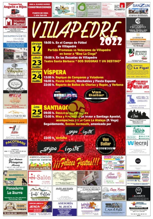 Fiestas de Santiago 2022 en Villapedre