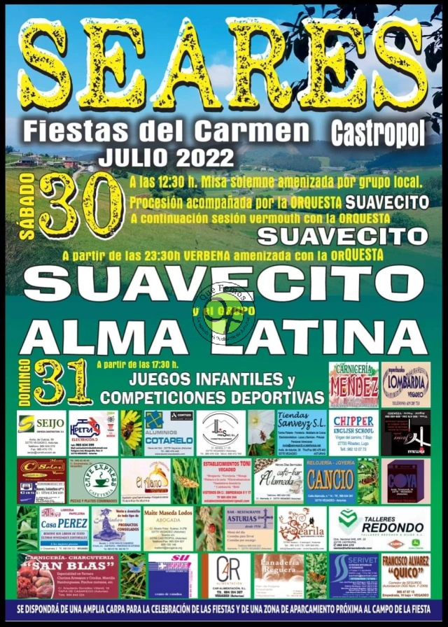 Fiestas del Carmen 2022 en Seares