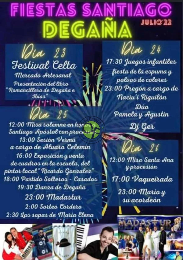 Fiestas de Santiago 2022 en Degaña