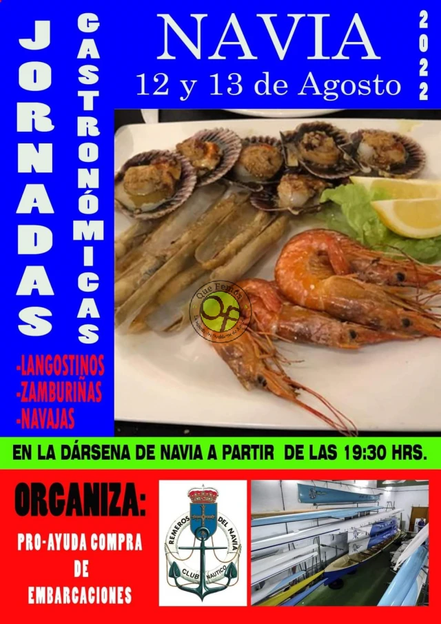 Jornadas Gastronómicas Remeros del Navia: agosto 2022