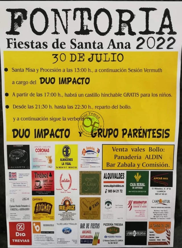 Fiestas de Santa Ana 2022 en Fontoria