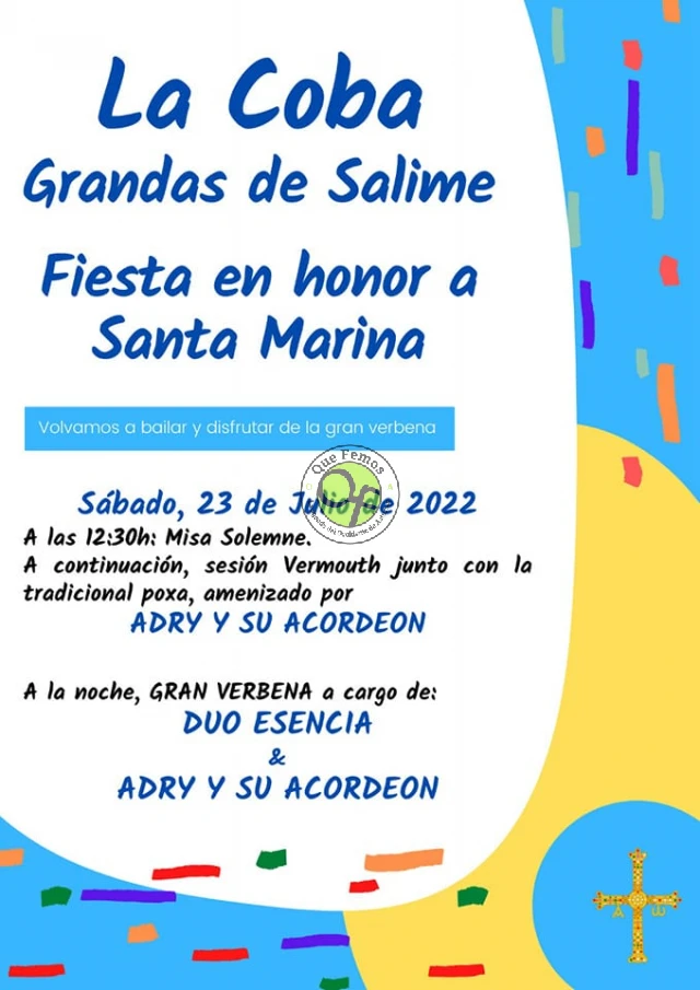 Fiesta de Santa Marina 2022 en La Coba