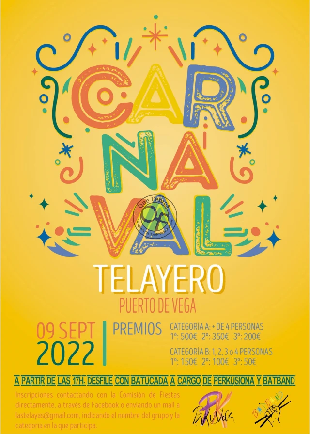 Carnaval Telayero 2022 en Puerto de Vega