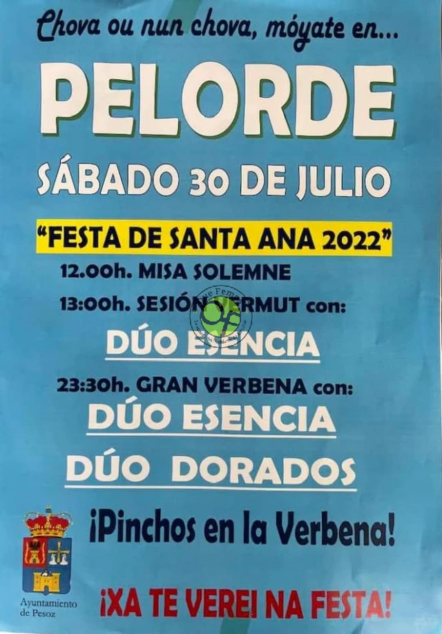 Fiesta de Santa Ana 2022 en Pelorde