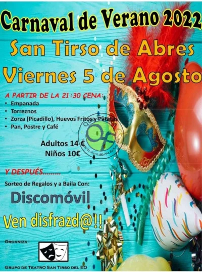 Carnaval de Verano 2022 en San Tirso de Abres