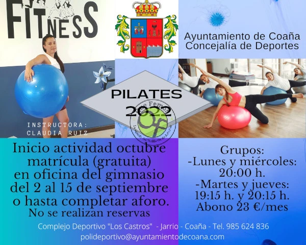 Pilates 2022 en Coaña