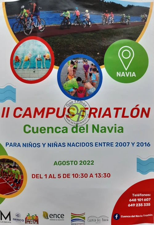 II Campus de Triatlón Cuenca del Navia 2022