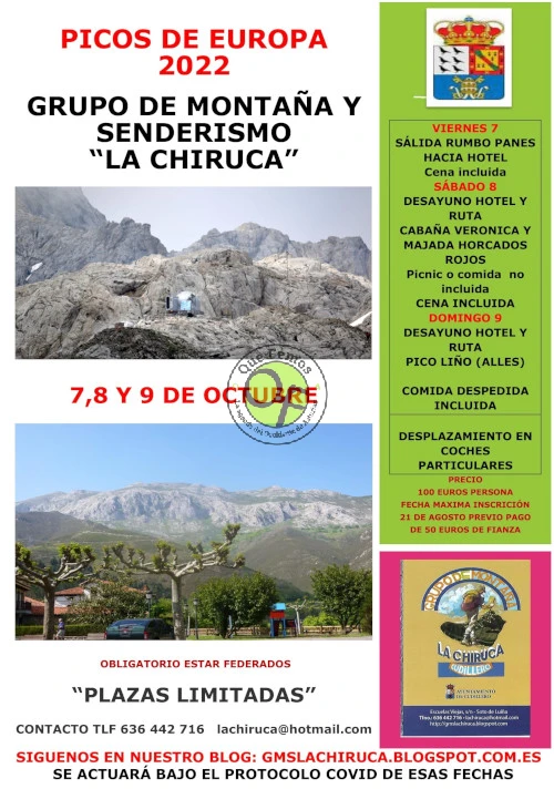 Grupo de Montaña La Chiruca: Picos de Europa 2022
