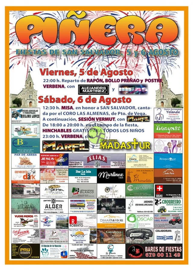 Fiestas de San Salvador 2022 en Piñera