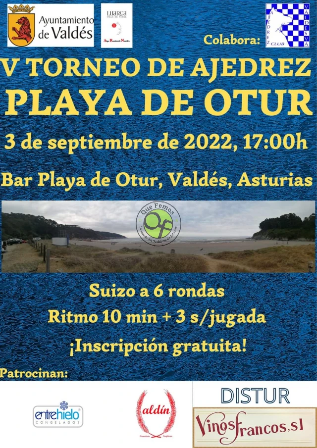 V Torneo de Ajedrez Playa de Otur 2022