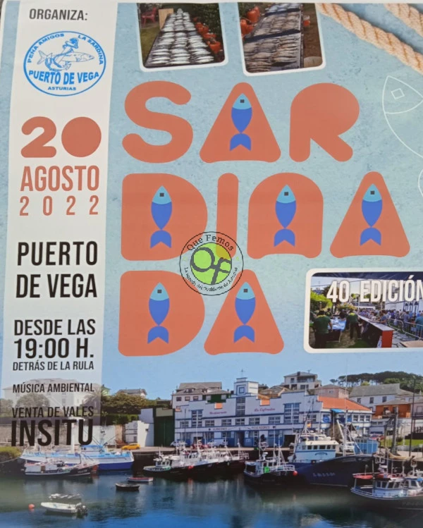 40ª Sardinada en Puerto de Vega: agosto 2022