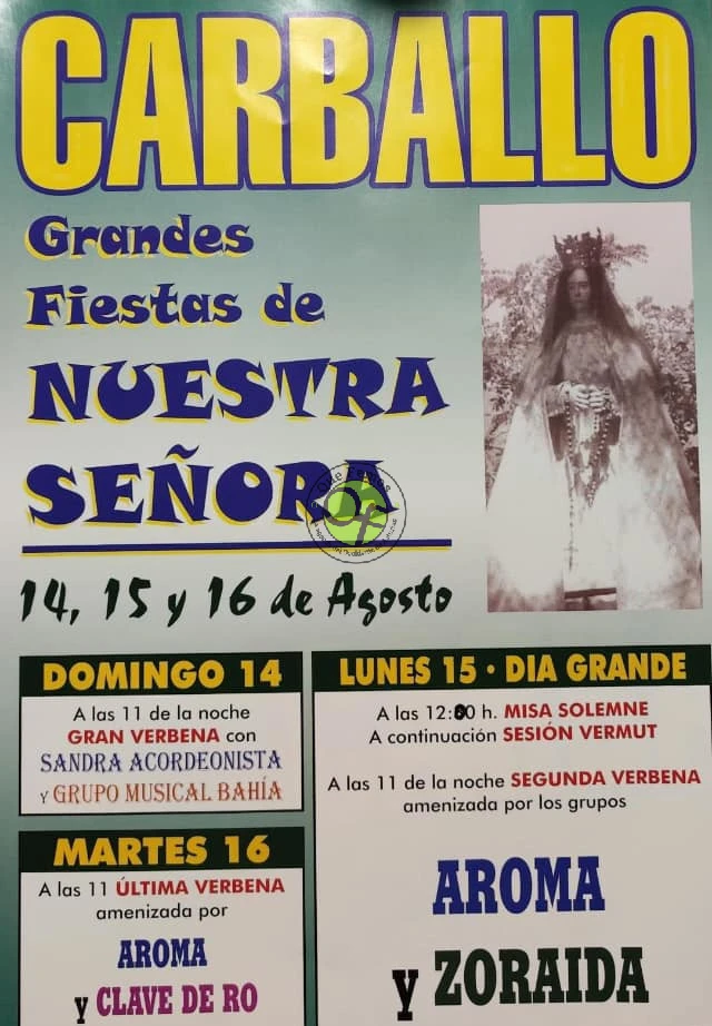 Fiestas de Nuestra Señora 2022 en Carballo