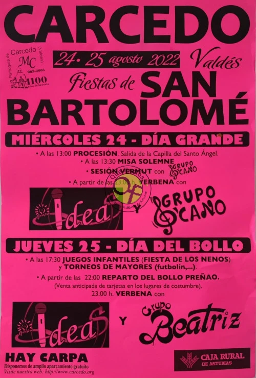 Fiestas de San Bartolomé 2022 en Carcedo