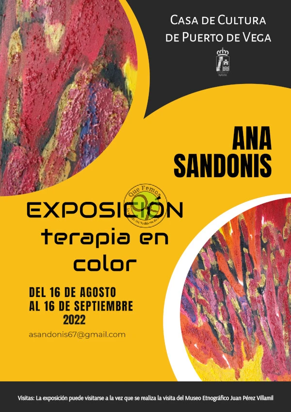 Exposición de Ana Sandonis en Puerto de Vega