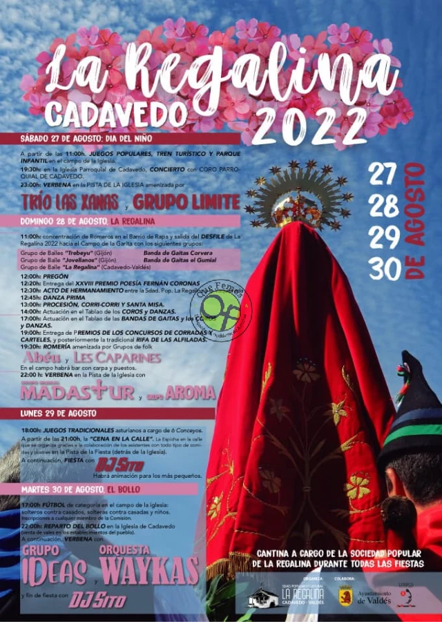 Fiestas de La Regalina 2022 en Cadavedo