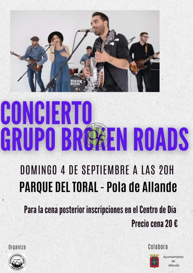 Broken Roads en concierto en Allande