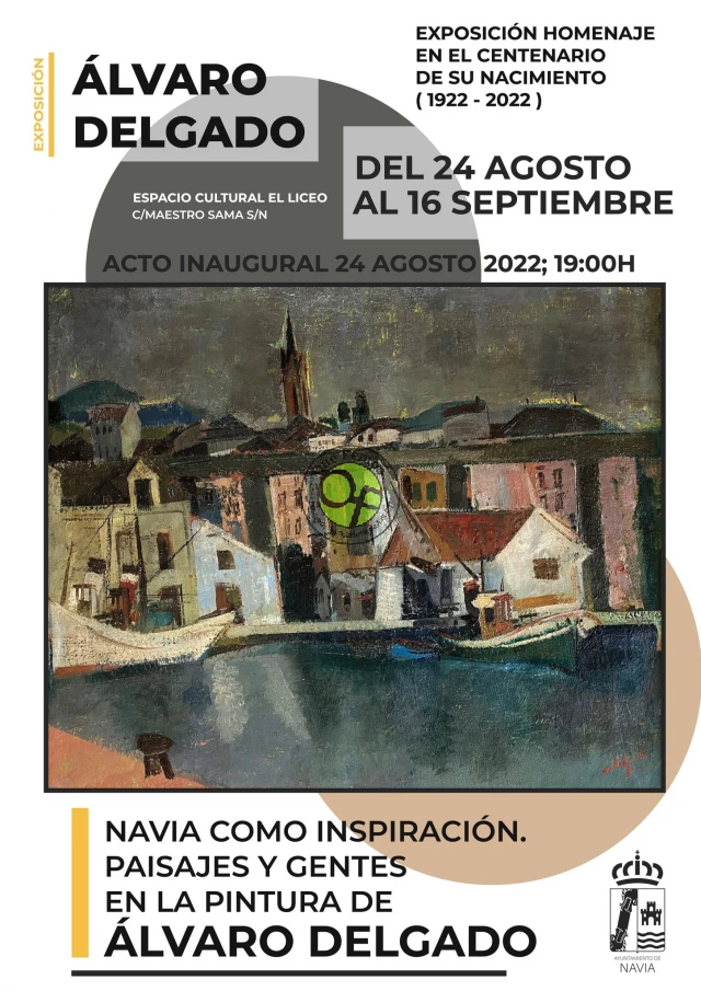 Navia acoge la exposición de Álvaro Delgado 