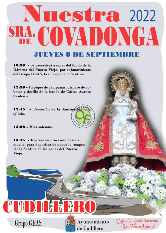 Fiesta de Nuestra Señora de Covadonga 2022 en Cudillero
