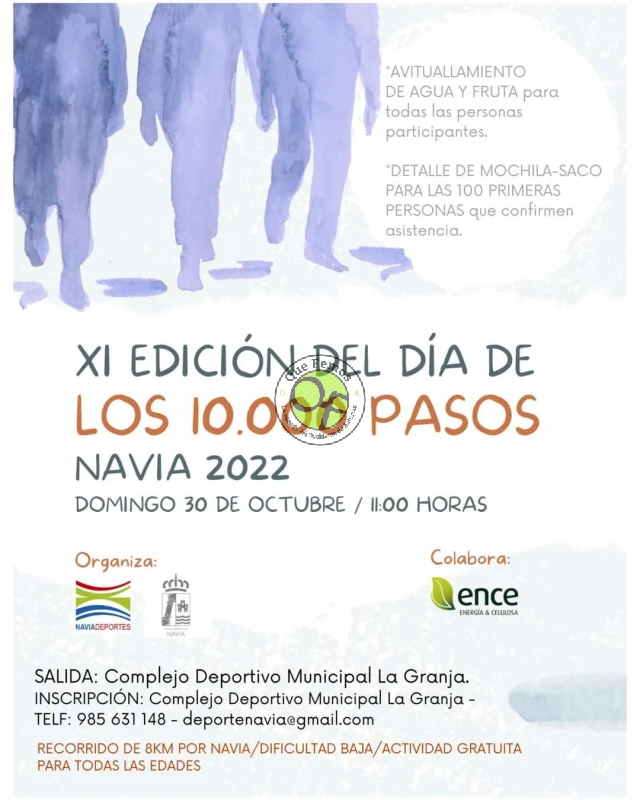 XI Edición del Día de los 10.000 Pasos en Navia 2022