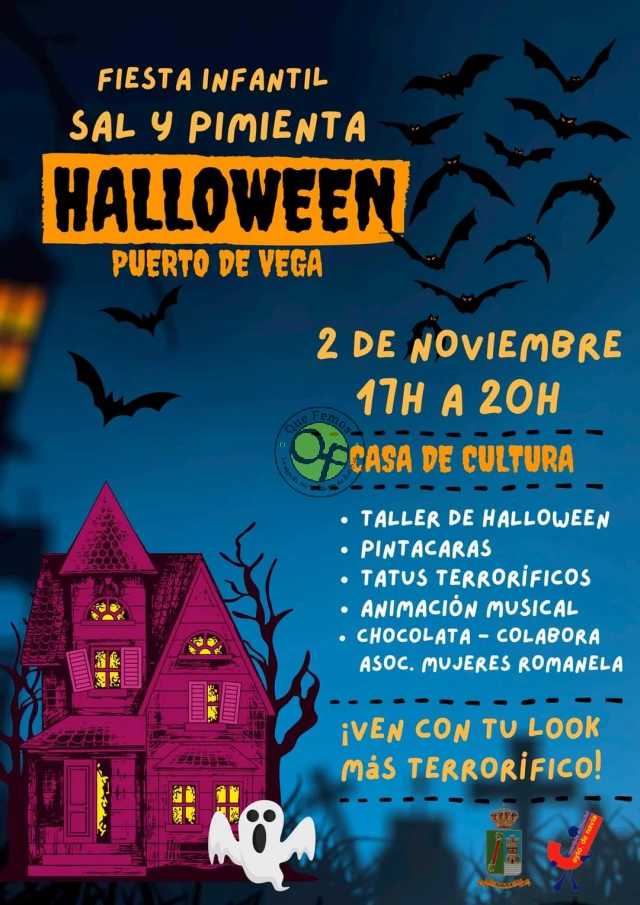 Halloween con San y Pimienta en Puerto de Vega