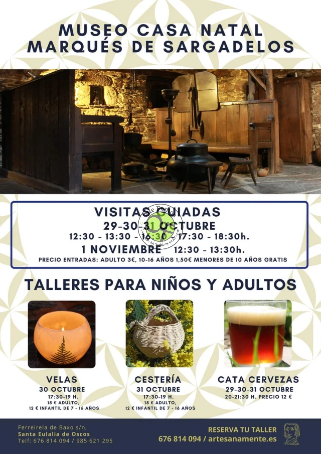 Visitas guiadas y talleres en el Museo Casa Natal Marqués de Sargadelos