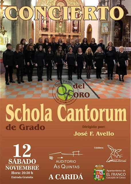 Concierto del Coro Schola Cantorum en As Quintas
