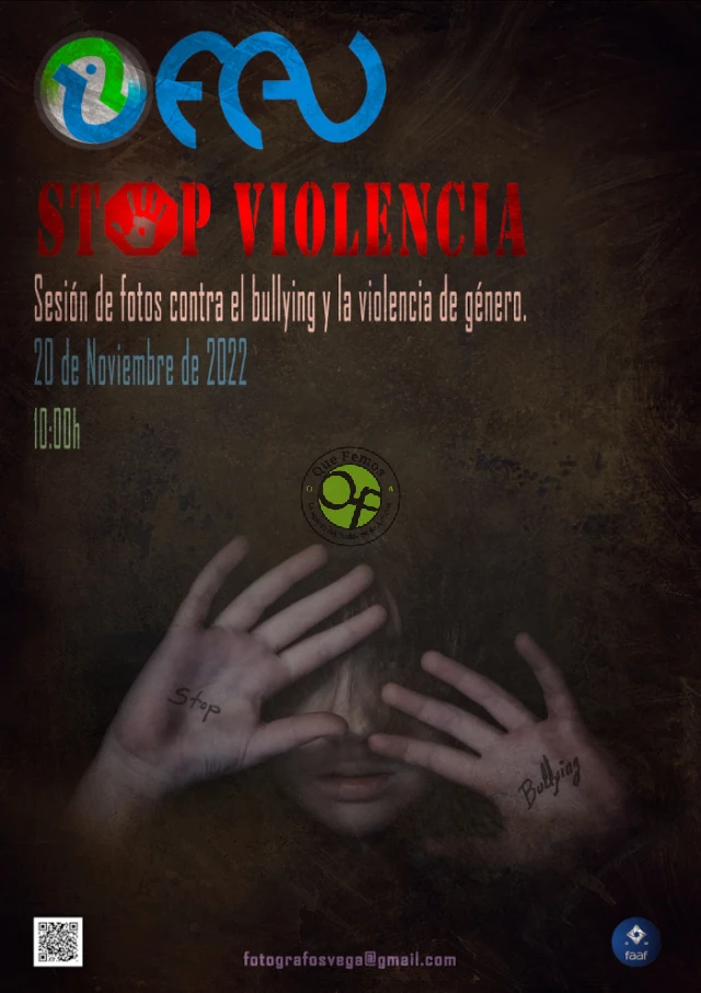 FAV organiza una sesión fotográfica contra la violencia de género y el acoso escolar