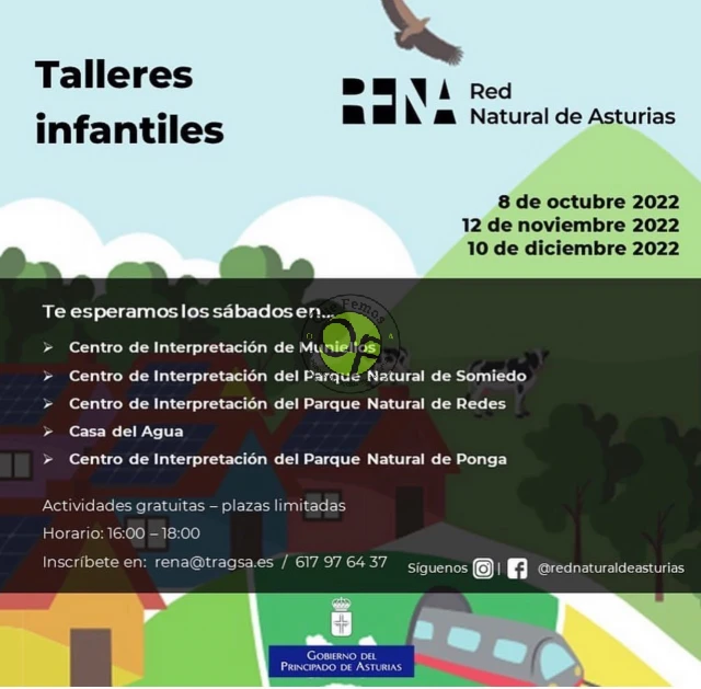 La Red Natural de Asturias promueve instructivos talleres infantiles