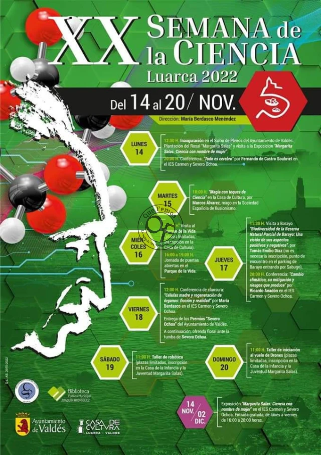 XX Semana de la  Ciencia 2022 en Luarca