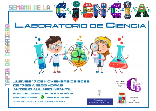Semana de la Ciencia en Tapia de Casariego: Laboratorio de Ciencia