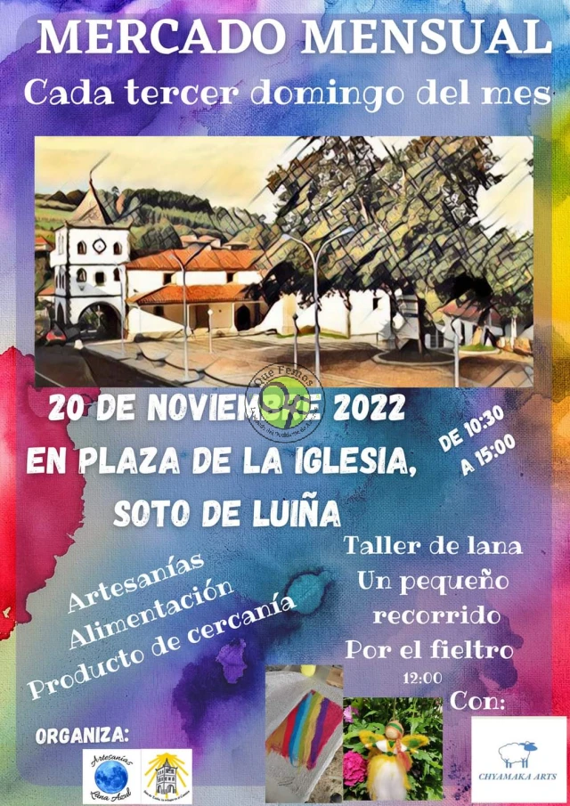 Mercado Mensual en Soto de Luiña: noviembre 2022