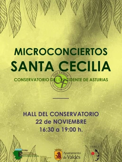 El Conservatorio del Occidente de Asturias se suma a la celebración de Santa Cecilia
