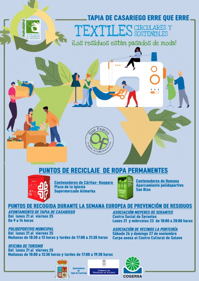Semana Europea de Prevención de Residuos en Tapia de Casariego