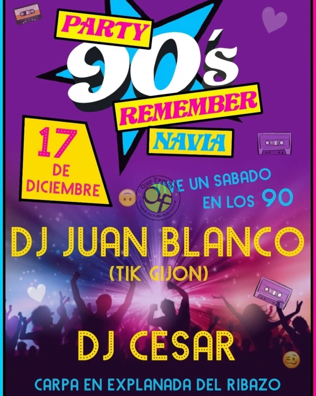 Party Remember 90's en Navia