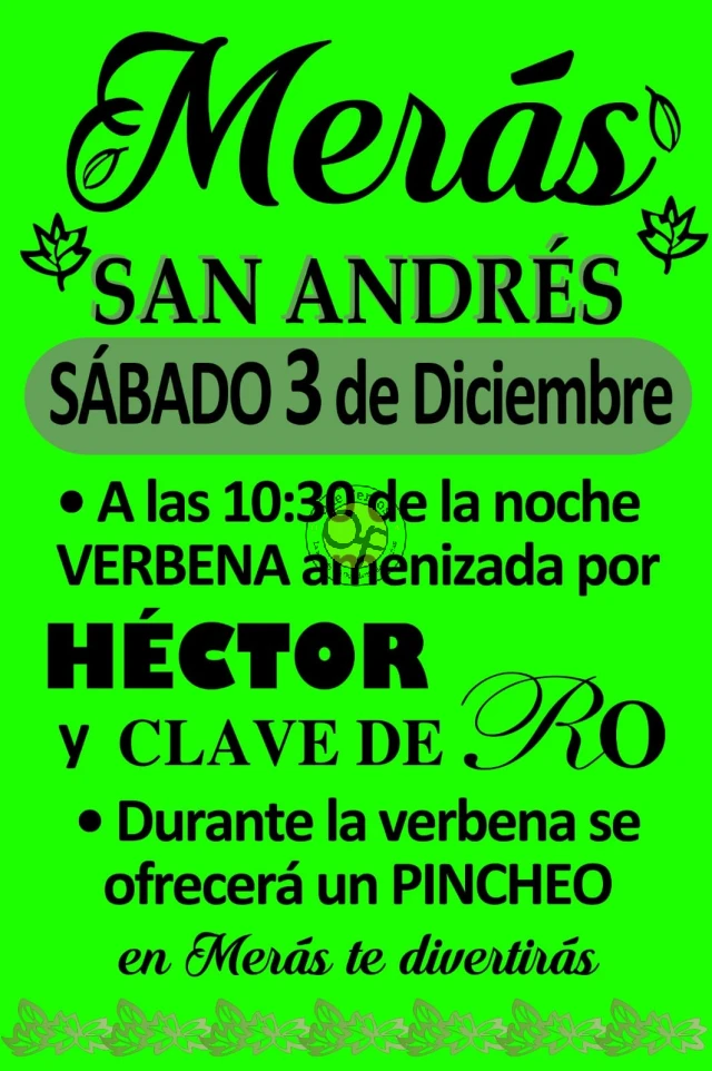 Fiesta de San Andrés 2022 en Merás
