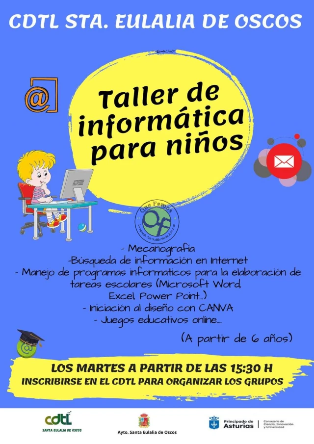 CDTL de Santalla d'Oscos: informática para infancia