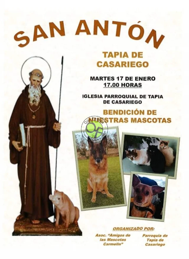 Festividad de San Antón 2023 en Tapia de Casariego