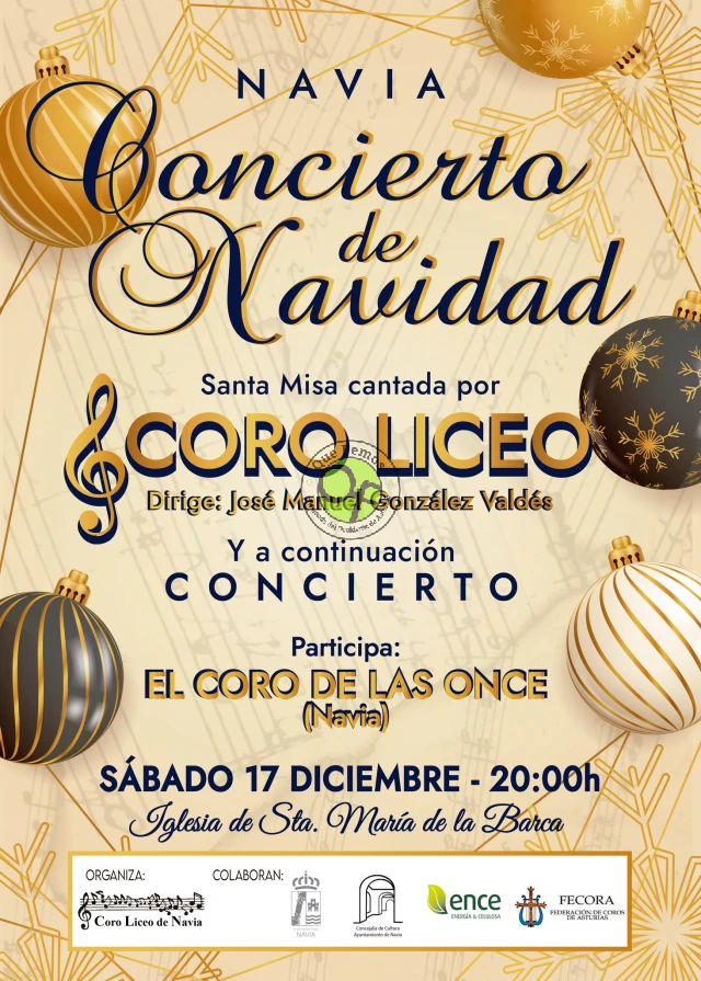 Concierto de Navidad del Coro Liceo de Navia