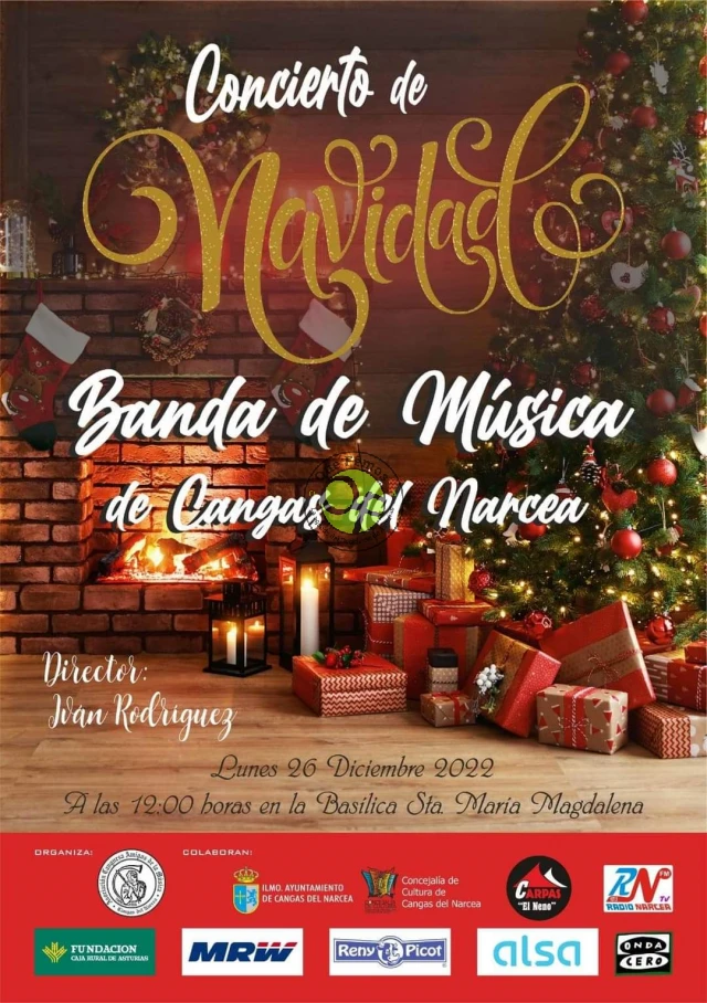 La Banda de Música de Cangas del Narcea protagoniza el Concierto de Navidad