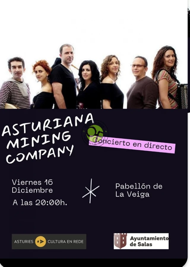 Asturiana Mining Company en concierto, en Salas