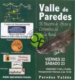 IX Muestra de Oficios y Costumbres del Valle de Paredes 2011