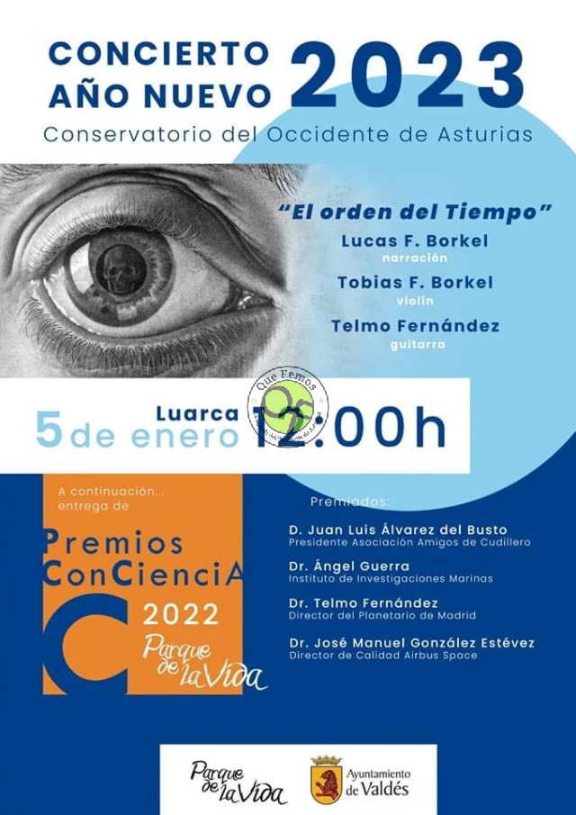 Gran Concierto de Año Nuevo 2023 en el Conservatorio del Occidente de Asturias