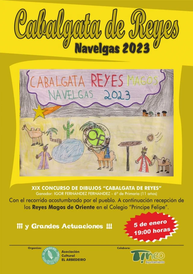 Cabalgata de los Reyes Magos 2023 en Navelgas